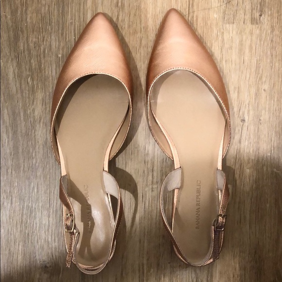 Rose gold sling backs 💛 - Picture 1 of 5